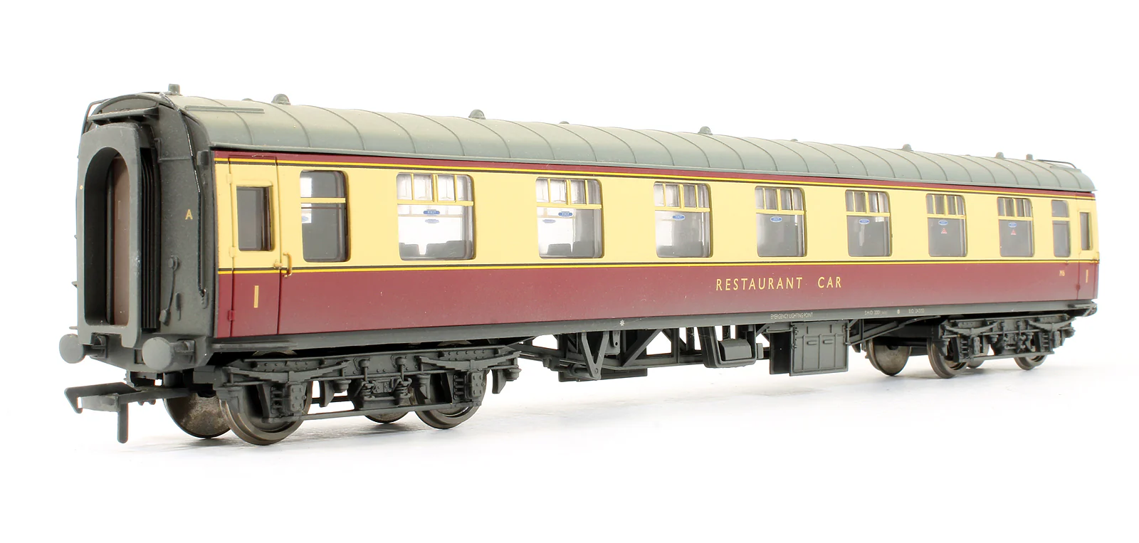 Pre-Owned 39-252C BR MK1 RFO Coach Restaurant First Open Crimson & Cream (Weathered)