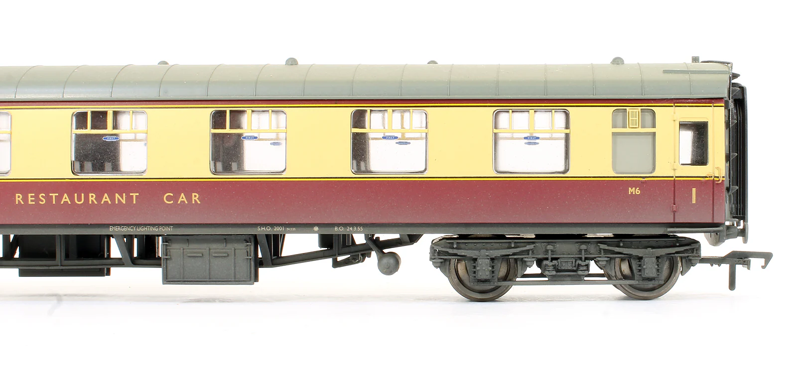 Pre-Owned 39-252C BR MK1 RFO Coach Restaurant First Open Crimson & Cream (Weathered) - Image 3