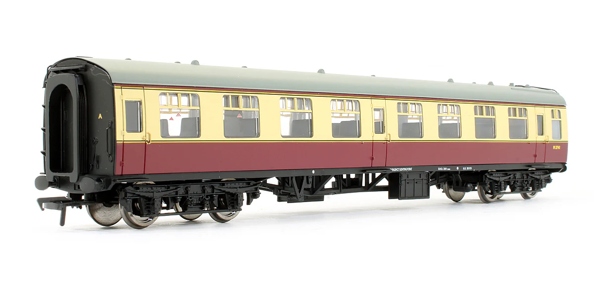 Pre-Owned 39-052E BR MK1 SO Second Open Crimson & Cream Coach 'M3741'