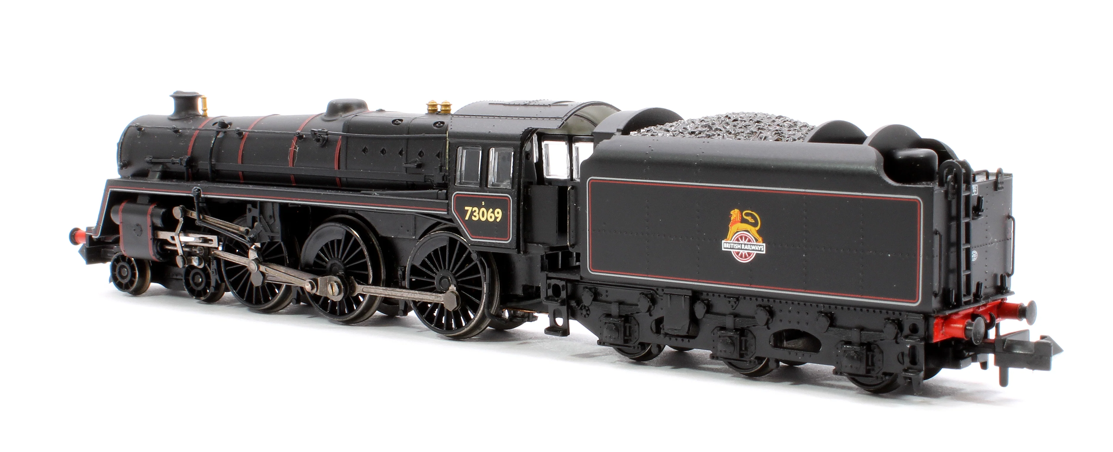 Pre-Owned 372-730ASF BR Standard 5MT with BR1C Tender 73069 BR Lined Black (Early Emblem) Steam Locomotive - Sound Fitted - Image 2