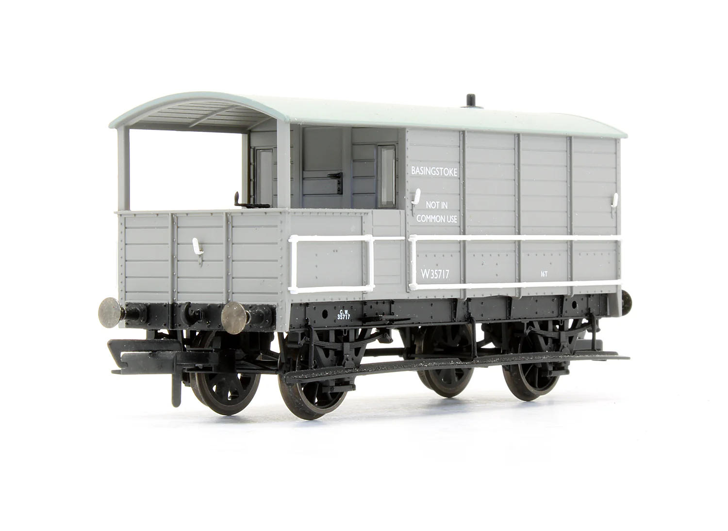 OR76TOB003 Pre-Owned BR Toad 4 Wheel Brake Van Basingstoke 'W 35717' - Image 2