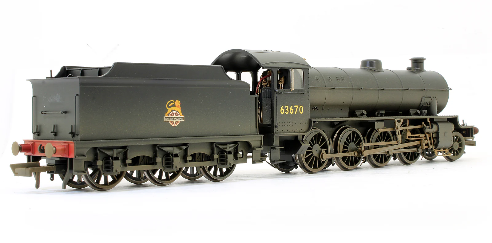 Pre-Owned R3089 BR 2-8-0 Thompson Class OI '63670' Steam Locomotive (Weathered) - Image 4