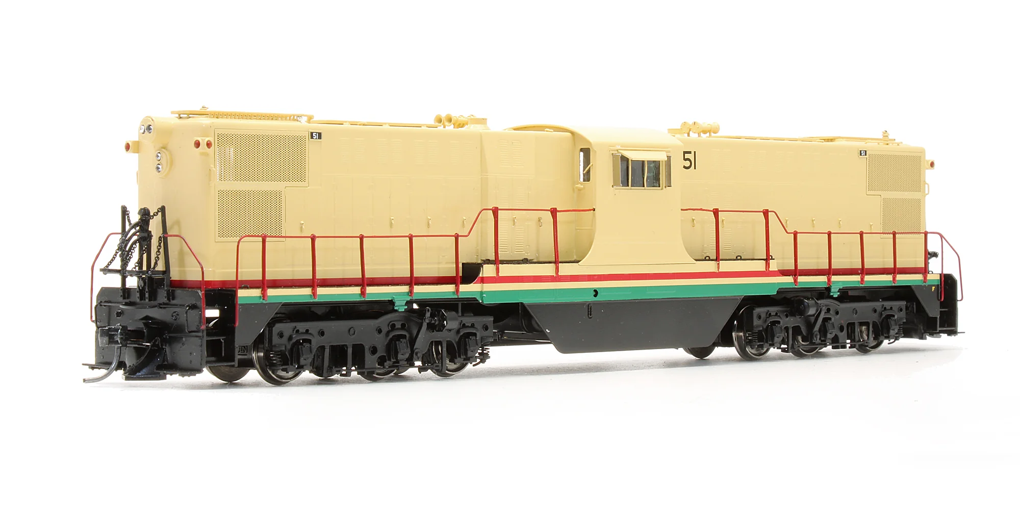 1108.3 Pre-Owned Brass - Baldwin Center Cab Diesel Locomotive Peabody - Road #51 - DCC Sound