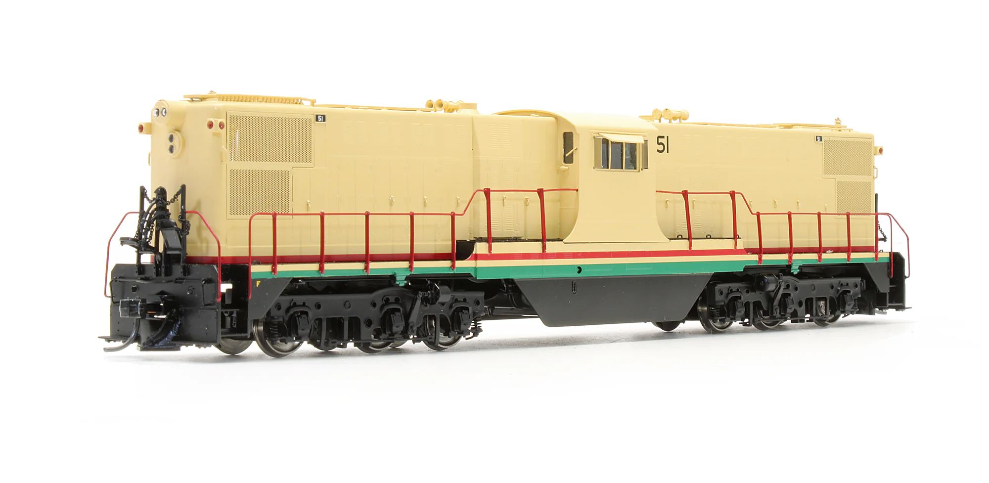1108.3 Pre-Owned Brass - Baldwin Center Cab Diesel Locomotive Peabody - Road #51 - DCC Sound - Image 2