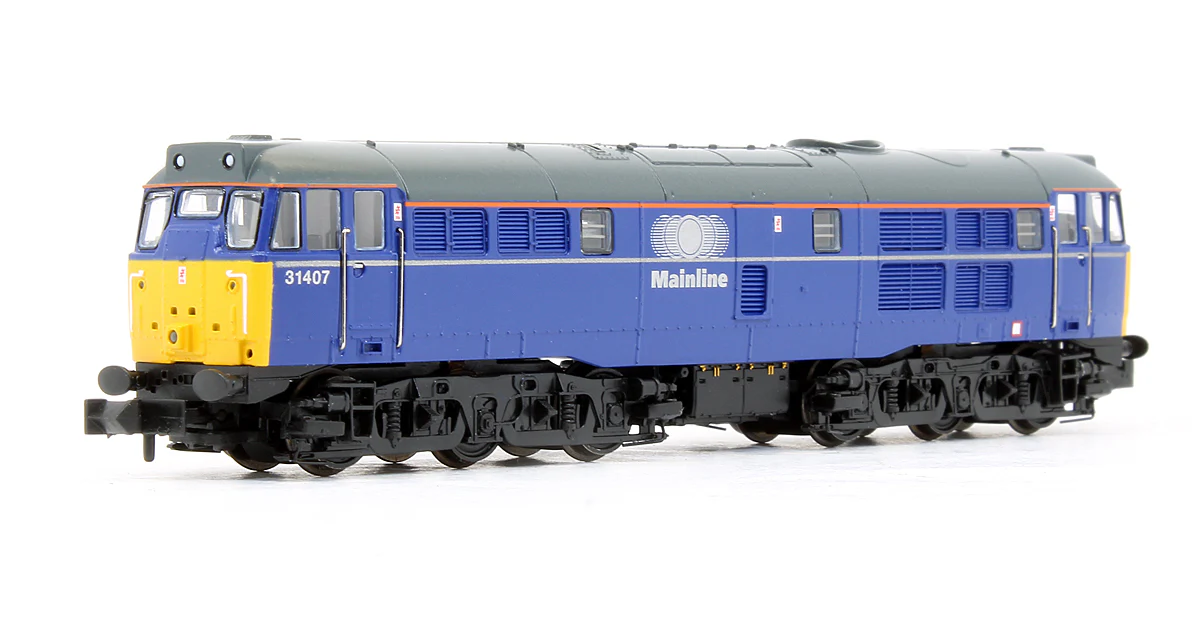 Pre-Owned 371-137TLSF Class 31/4 (Refurbished) 31407 Mainline Diesel Locomotive (DCC Sound Fitted) (Exclusive Edition) - Image 2