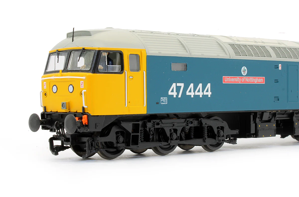 Pre-Owned 31-660A Class 47444 'University Of Nottingham' BR Blue Large Logo Diesel Locomotive - Image 3