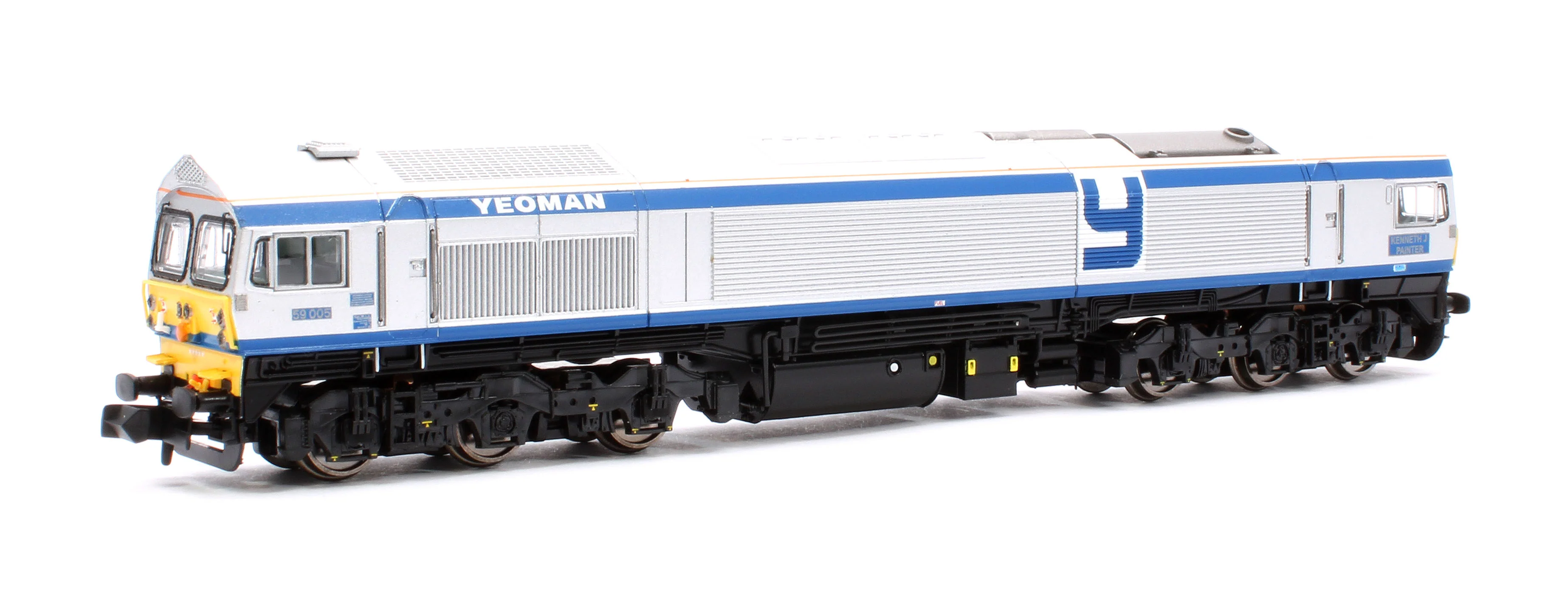 2D-005-000 Pre-Owned Class 59 #59005 "Kenneth J Painter" Foster Yeoman Silver Livery Diesel Locomotive