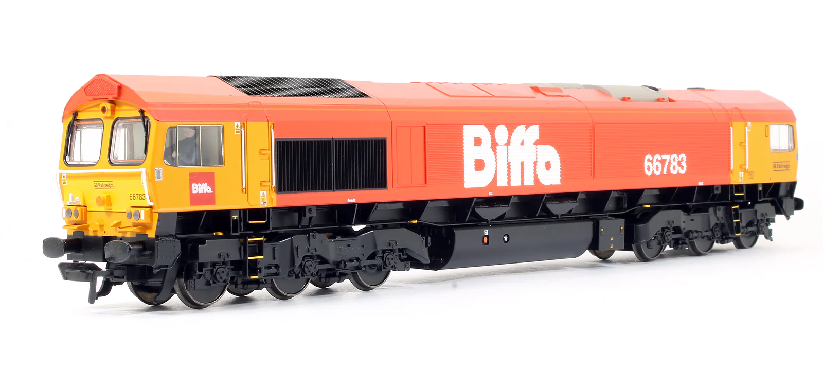 Pre-Owned 32-741SF Class 66/7 66783 'The Flying Dustman' GBRf 'Biffa' Red - DCC Sound - Image 2