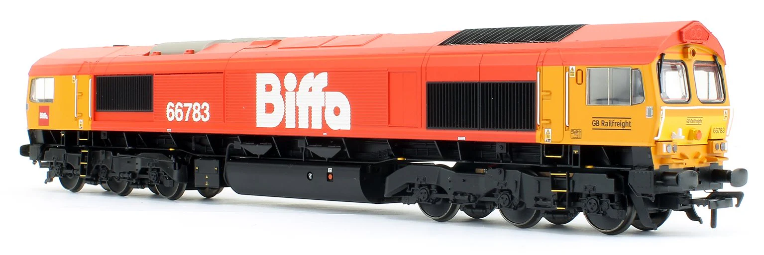 Pre-Owned 32-741 Class 66/7 66783 'The Flying Dustman' GBRf 'Biffa' Red Diesel Locomotive - Image 5