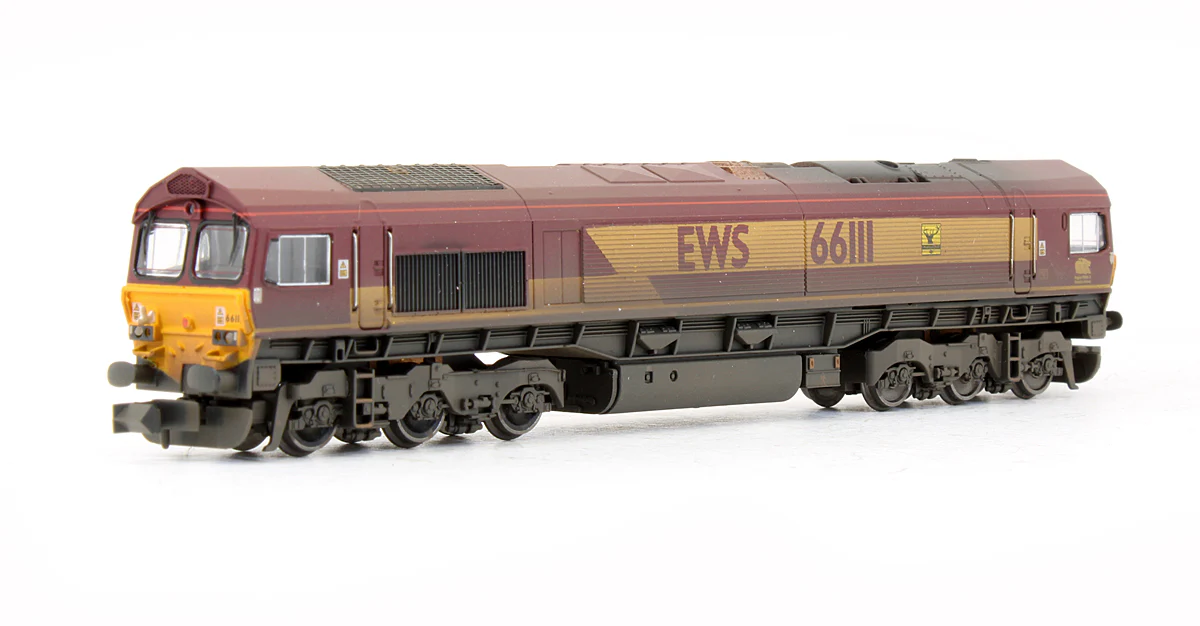 Pre-Owned ND-108B Class 66111 EWS Highland Stag Diesel Locomotive - Weathered - Limited Edition - Image 2