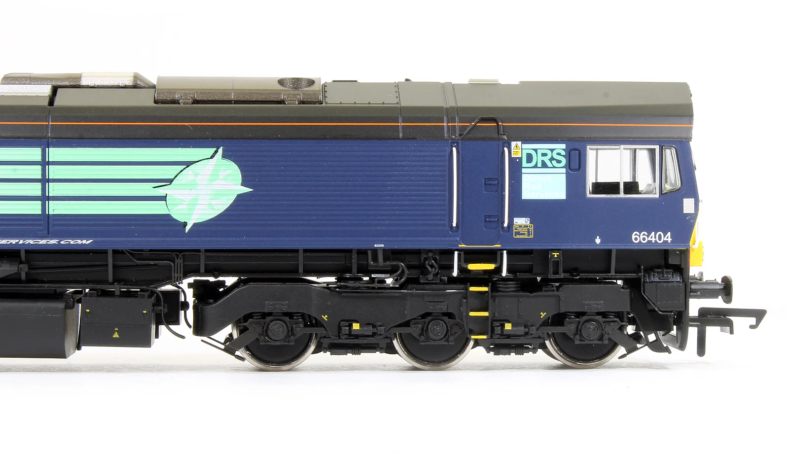 H4-66-010 Pre-Owned Class 66404 DRS Compass Livery Diesel Locomotive - Image 4