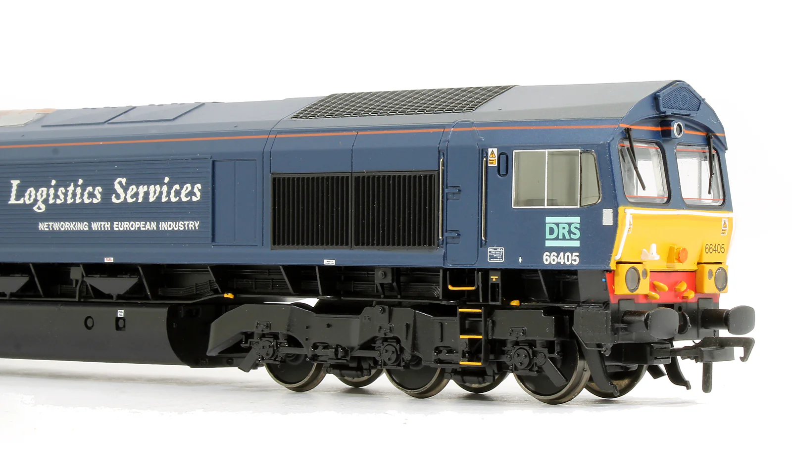 Pre-Owned 32-729 Class 66405 Blue Malcolm Logistics Services Diesel Locomotive - Image 4