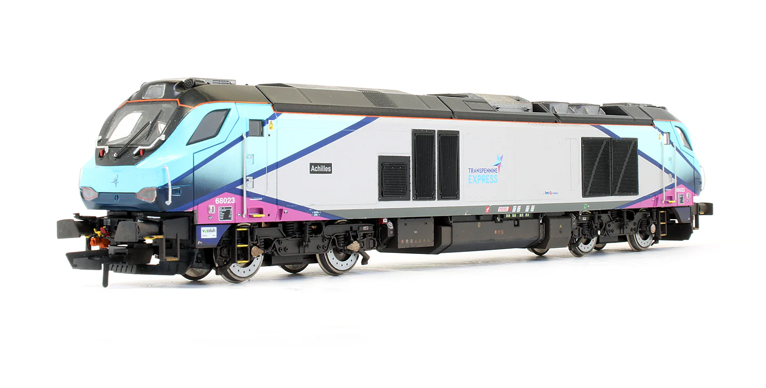 Pre-Owned 4D-022-017 Class 68023 'Achilles' 68023 Transpennine Express Diesel Locomotive - DCC Sound Fitted