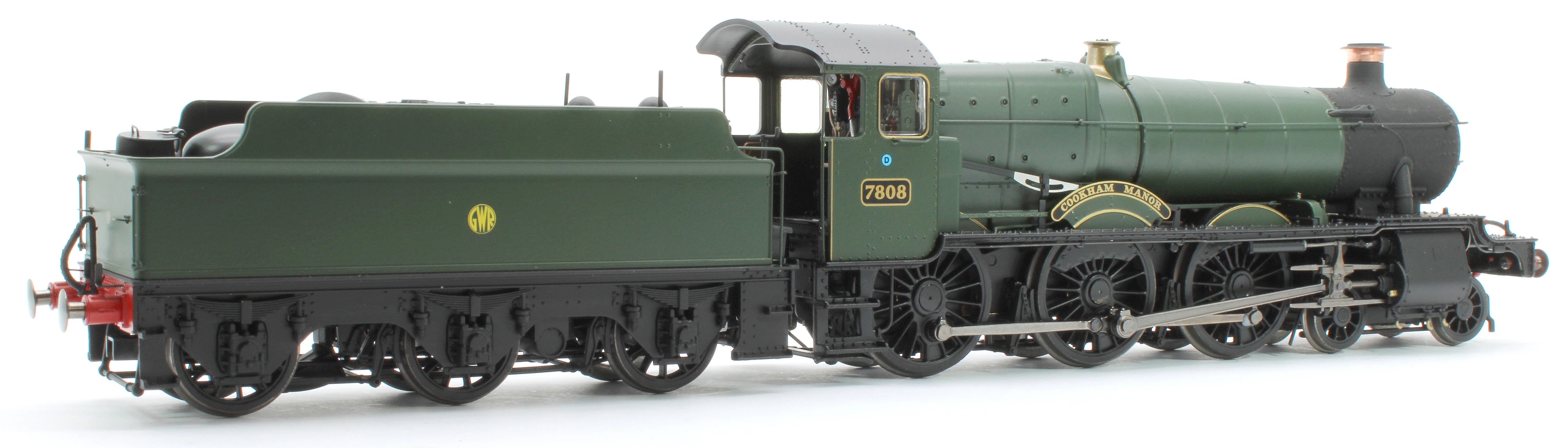 ACC2500-7808DCC Pre-Owned 'Cookham Manor' GWR Green Manor Class 4-6-0 Steam Locomotive No.7808 - DCC Sound - Image 3