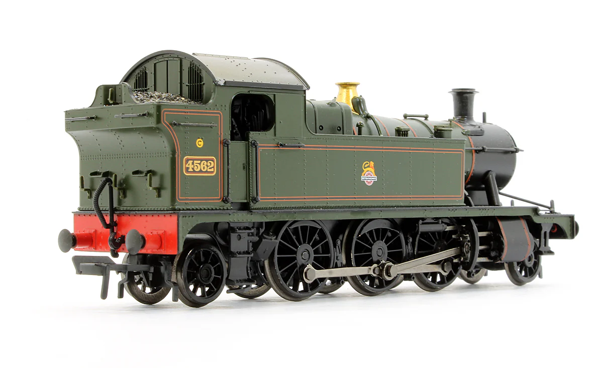 Pre-Owned 32-132 GWR 45XX Prairie Tank 4562 BR Lined Green Early Emblem Steam Locomotive - Image 2