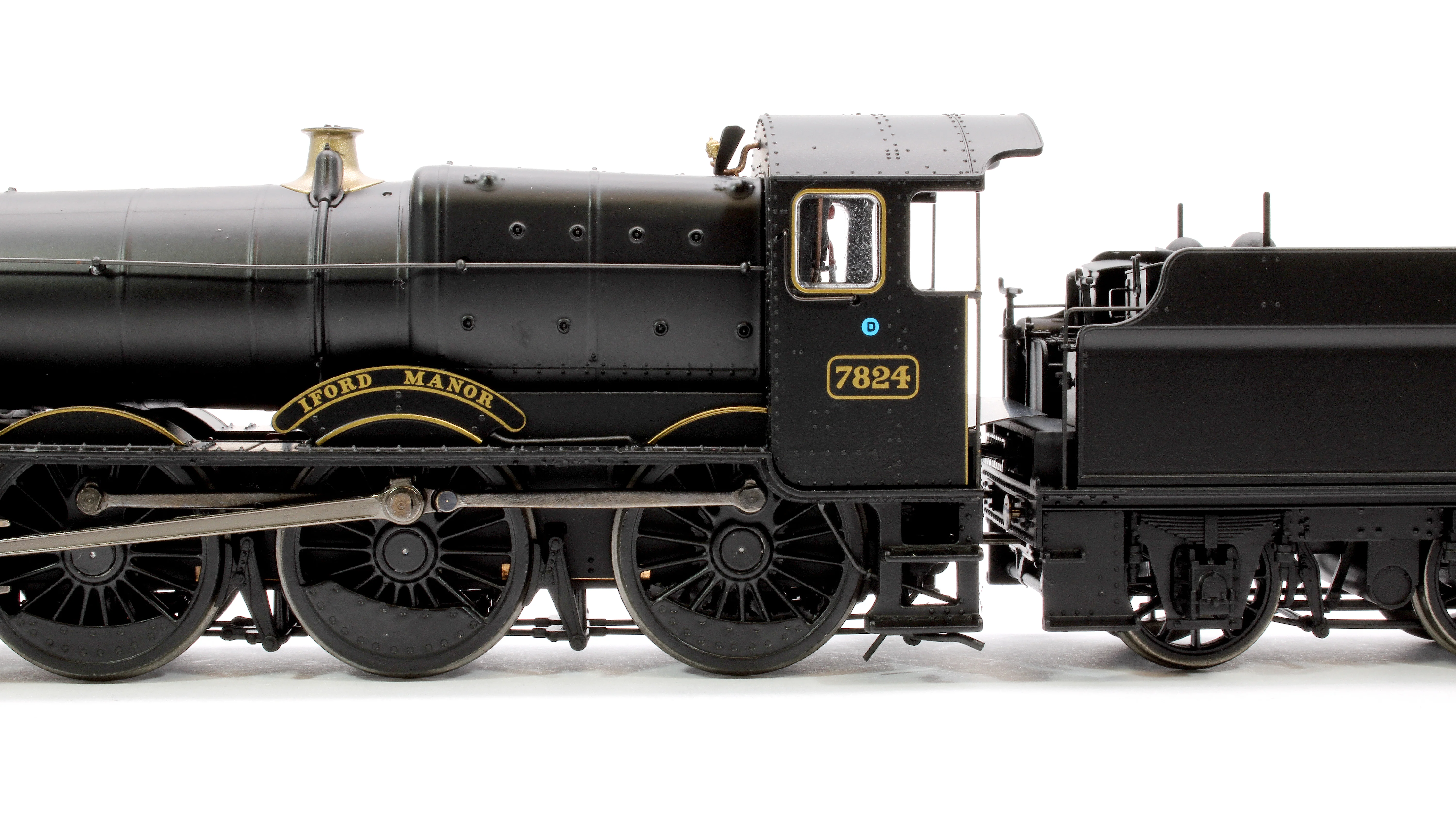 ACC2500-7824 Pre-Owned ‘Iford Manor' BR Black (Early Crest) Manor Class 4-6-0 Steam Locomotive No.7824 - DCC Sound - Image 7