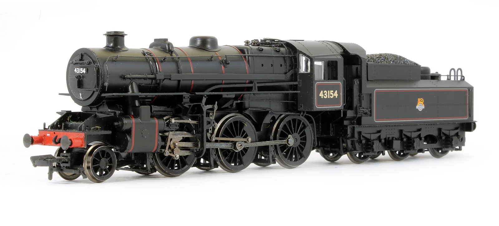 Pre-Owned 32-586DC Ivatt Class 2 2-6-0 43154 With Tablet Catcher E/Emblem Steam Locomotive (DCC Fitted)