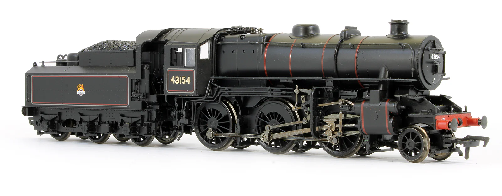 Pre-Owned 32-586DC Ivatt Class 2 2-6-0 43154 With Tablet Catcher E/Emblem Steam Locomotive (DCC Fitted) - Image 2