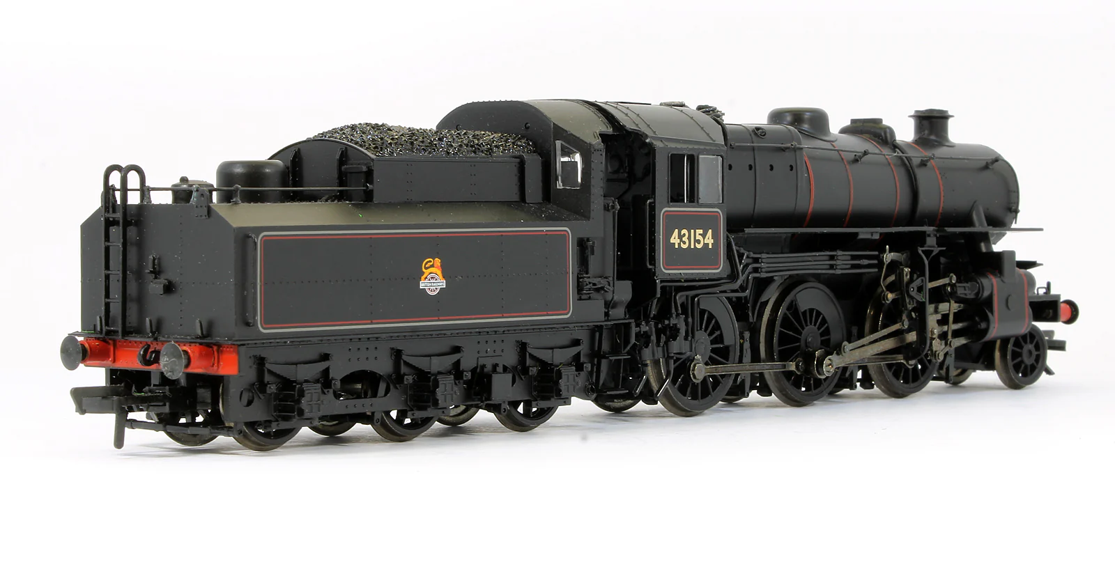 Pre-Owned 32-586DC Ivatt Class 2 2-6-0 43154 With Tablet Catcher E/Emblem Steam Locomotive (DCC Fitted) - Image 4