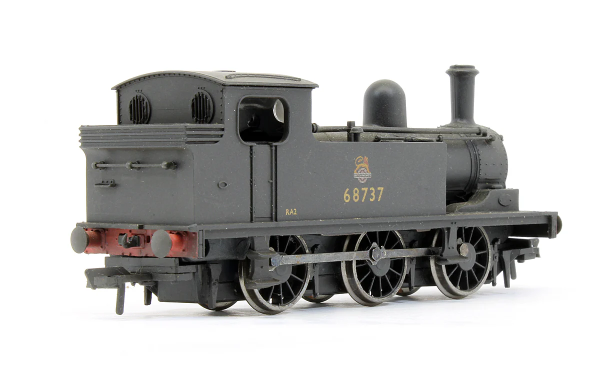 Pre-Owned 31-055A J72 Tank '68737' BR Black Early Emblem Steam Locomotive (Weathered) - Image 2