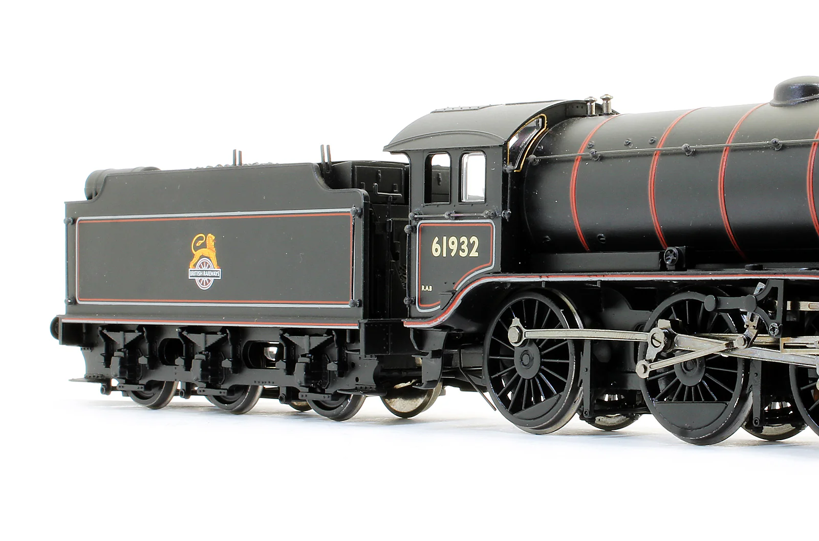 Pre-Owned 32-276 K3 61932 BR Lined Black Early Emblem Group Standard Tender Steam Locomotive - Image 3