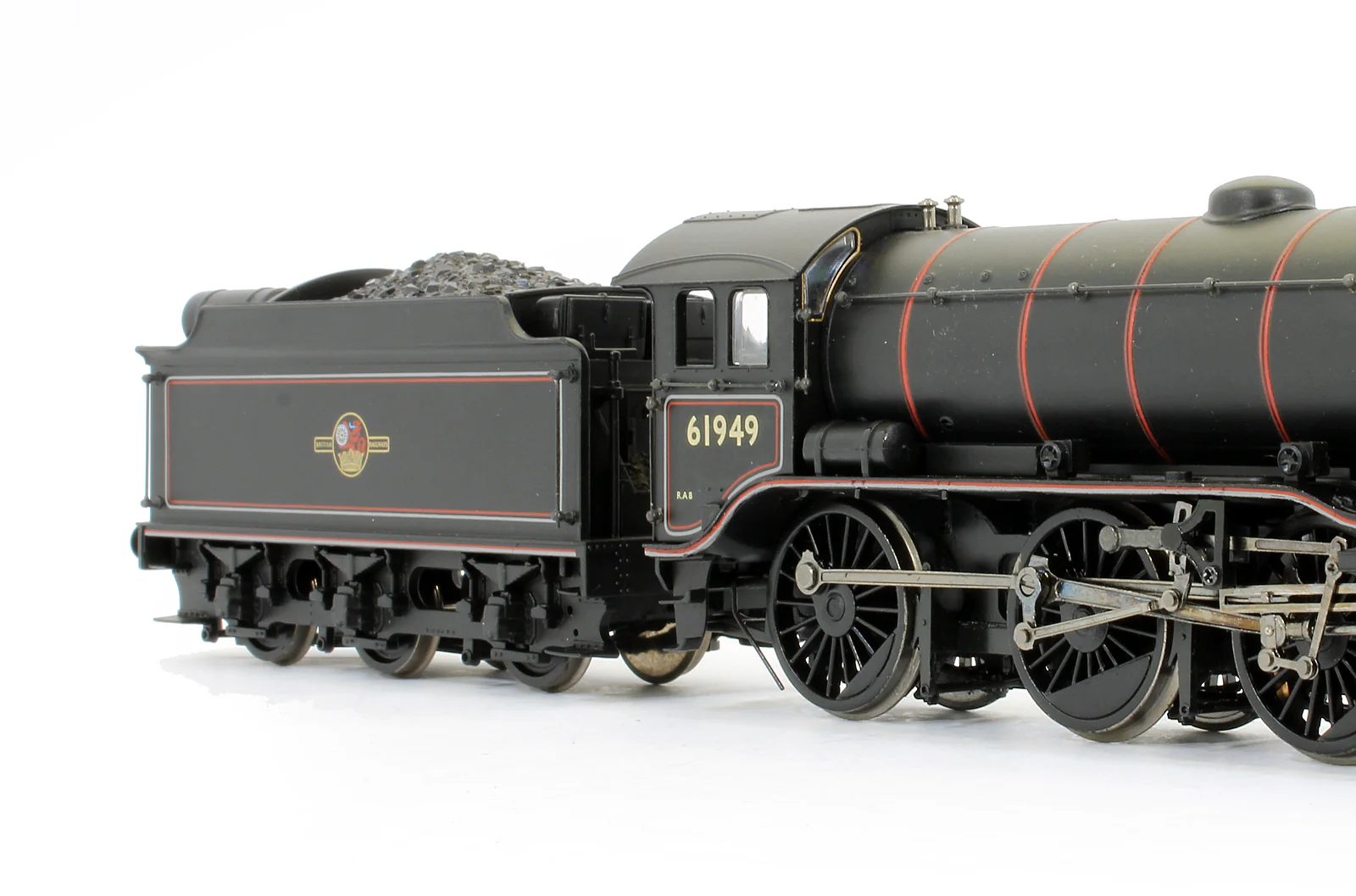 Pre-Owned 32-277 K3 61949 BR Lined Black Late Crest Stepped Tender Steam Locomotive - Image 3