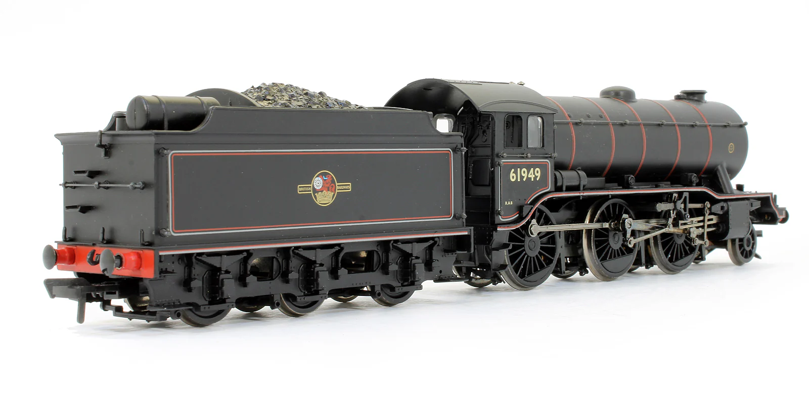 Pre-Owned 32-277 K3 61949 BR Lined Black Late Crest Stepped Tender Steam Locomotive - Image 4