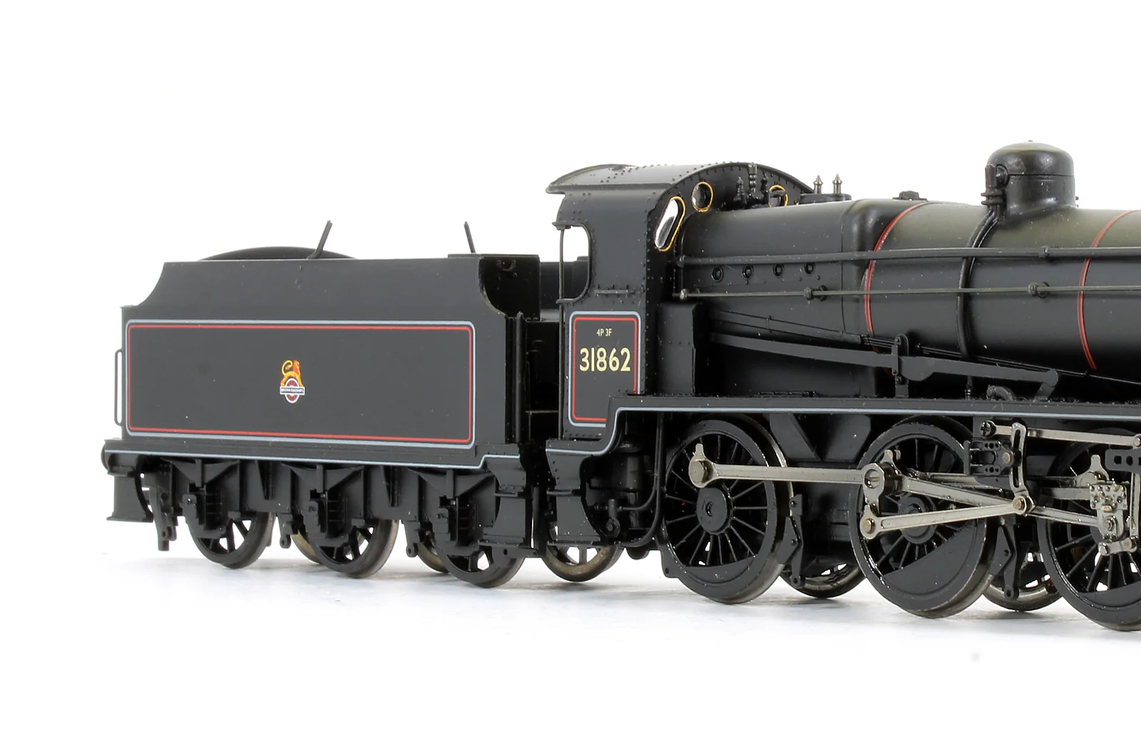 Pre-Owned 32-161 N Class 31862 BR Black E/Emblem Slope Sided Tender Steam Locomotive - Image 3