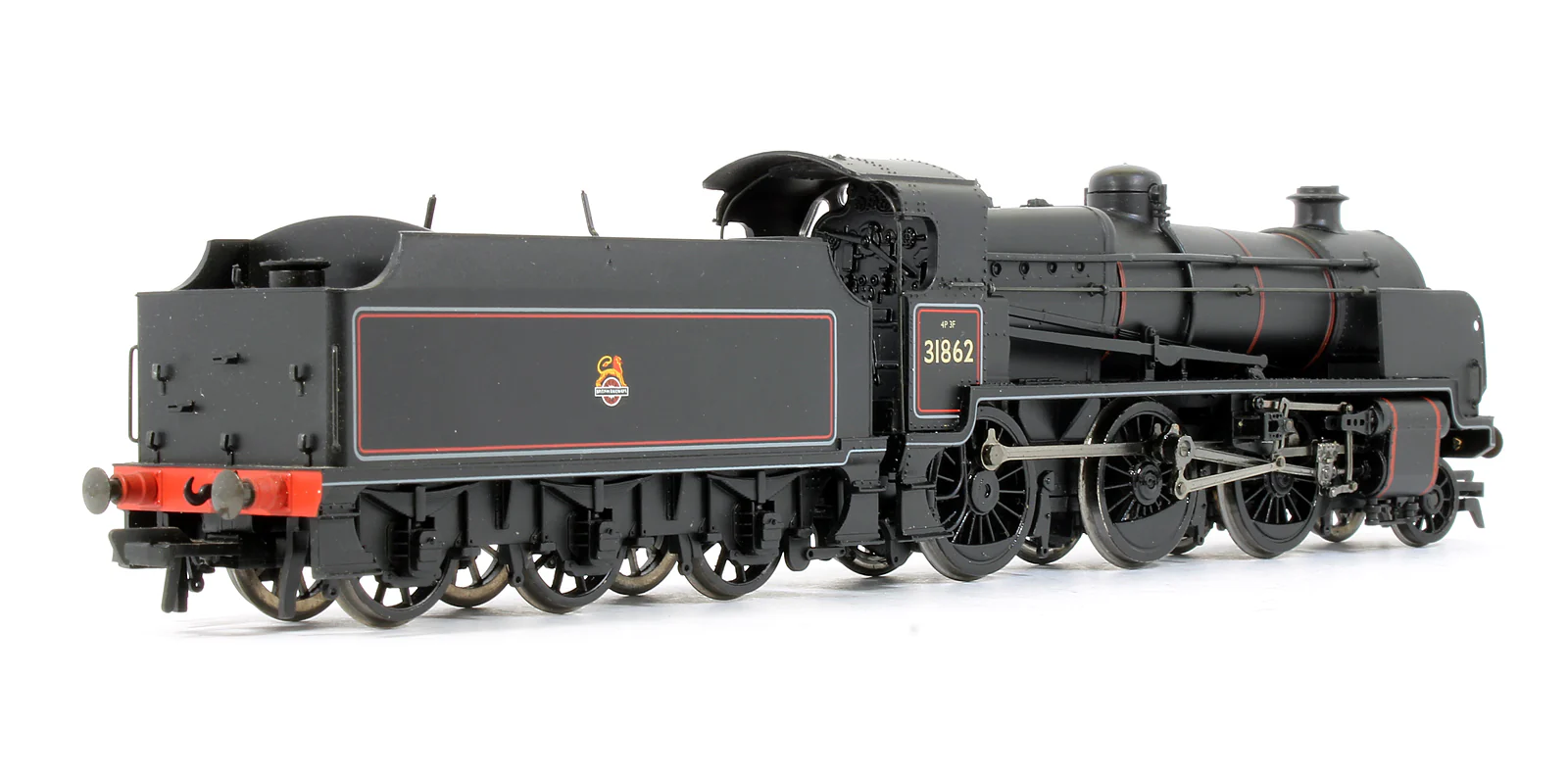 Pre-Owned 32-161 N Class 31862 BR Black E/Emblem Slope Sided Tender Steam Locomotive - Image 4