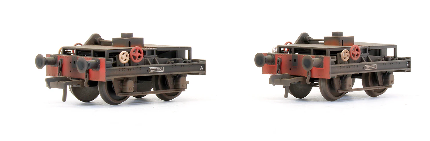 Pre-Owned 38-802 Ransomes & Rapier 45T Steam Breakdown Crane BR Lined Black Early emblem No.122 - Custom Weathered - Image 7