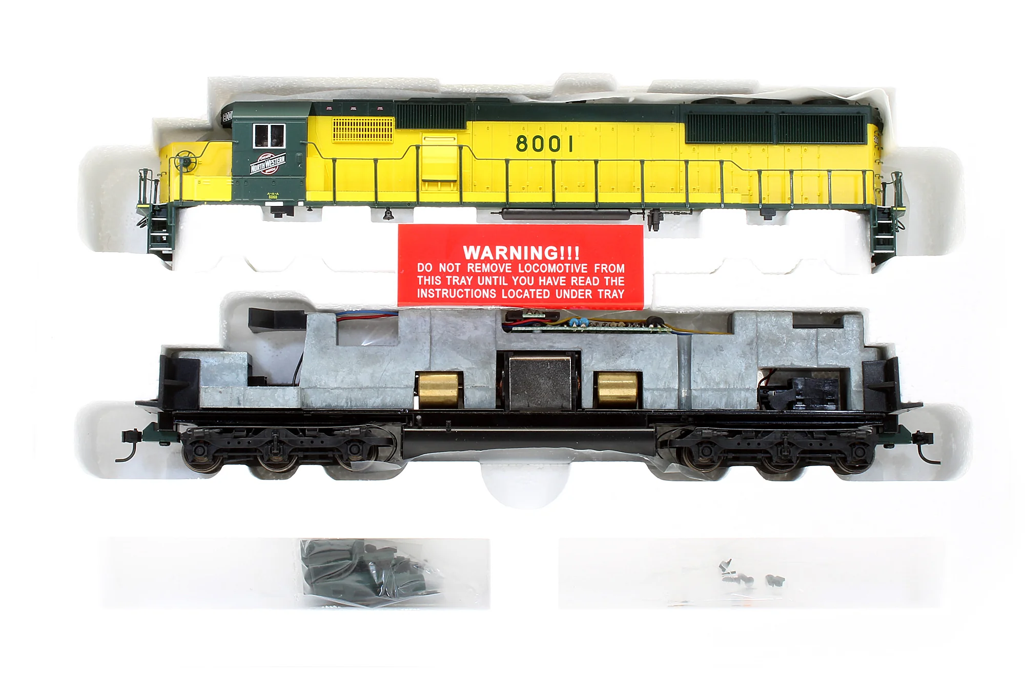 23500 Pre-Owned SD60 Diesel Locomotive Chicago North Western - Road #8001