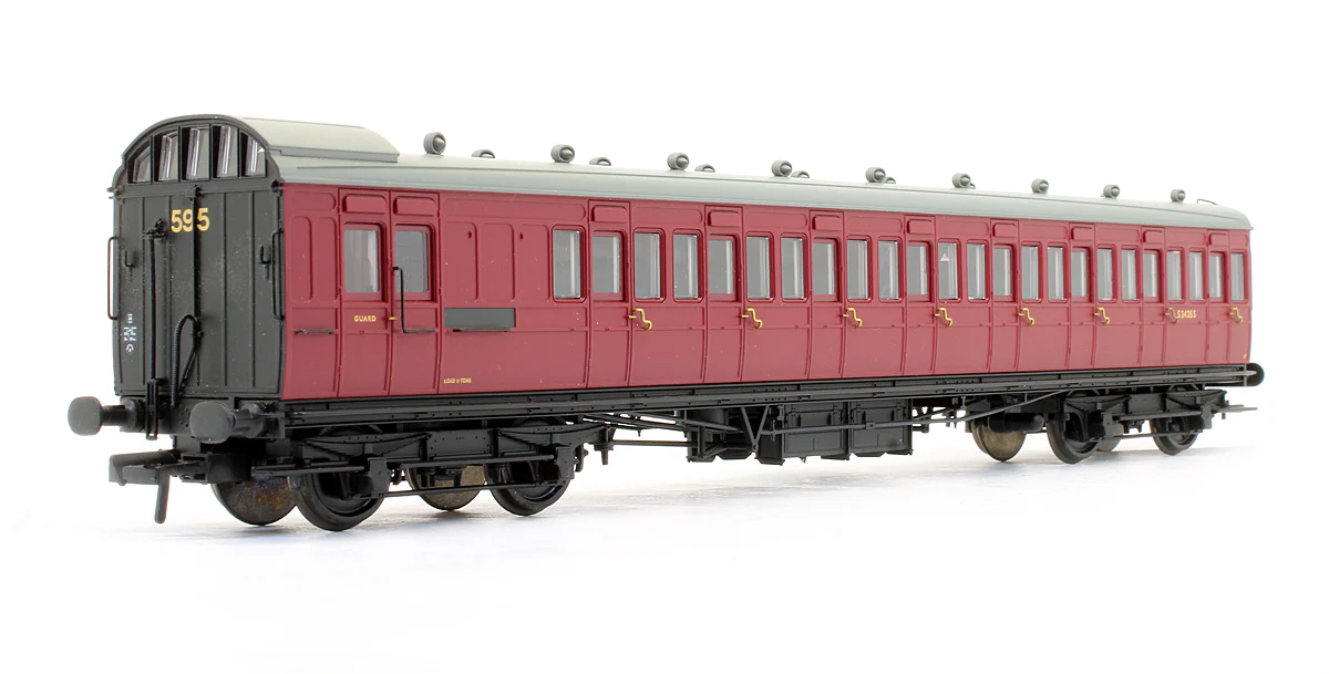 Pre-Owned 39-622 SE&CR 60' Birdcage Brake Third Coach BR Crimson 'S3428S' - Image 2