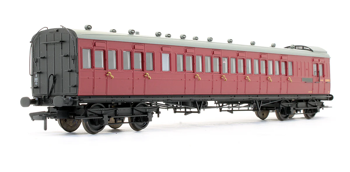 Pre-Owned 39-602 SE&CR 60' Birdcage Brake Third Lavatory Coach BR Crimson 'S3500S'