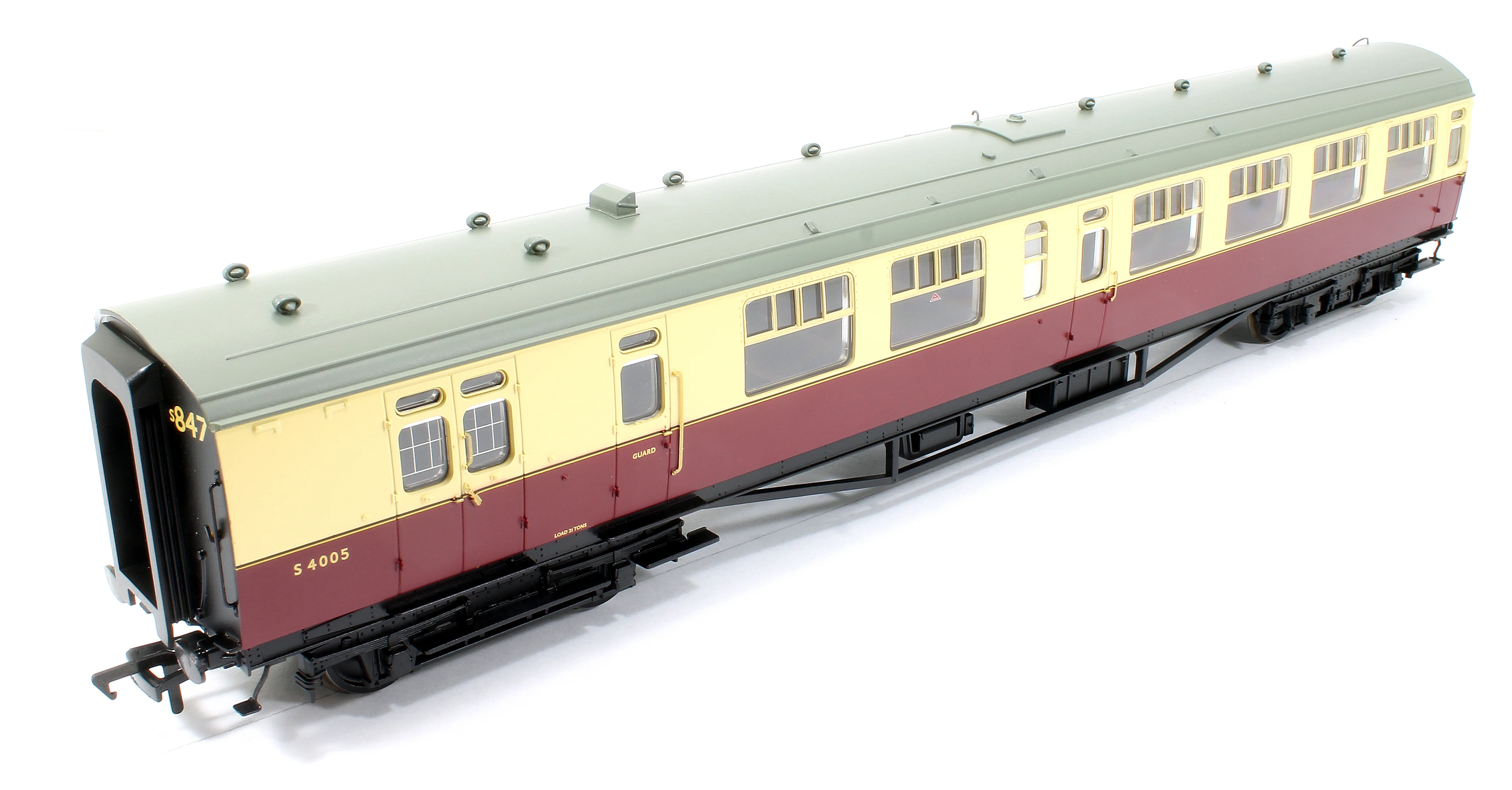 Pre-Owned 34-727 SR Bulleid Brake Third Semi-Open 15'' Vents BR Crimson & Cream No.S4005 - Image 6