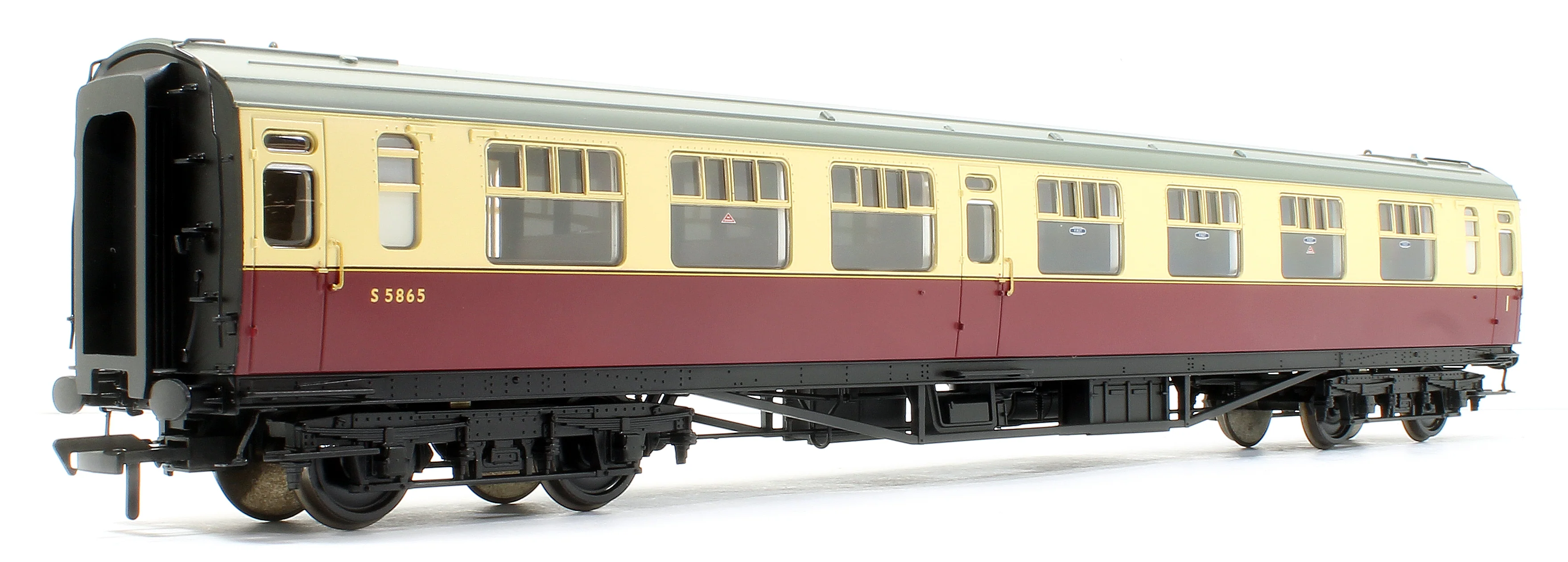 34-751 SR Bulleid Composite Corridor 15'' Vents BR Crimson & Cream No.S5865