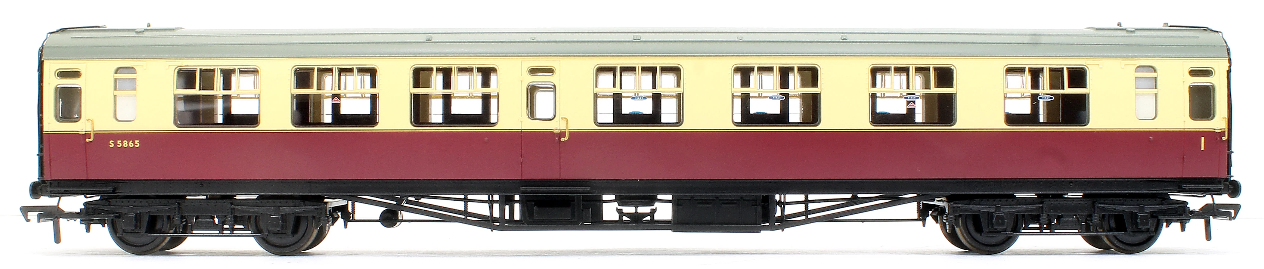34-751 SR Bulleid Composite Corridor 15'' Vents BR Crimson & Cream No.S5865 - Image 3