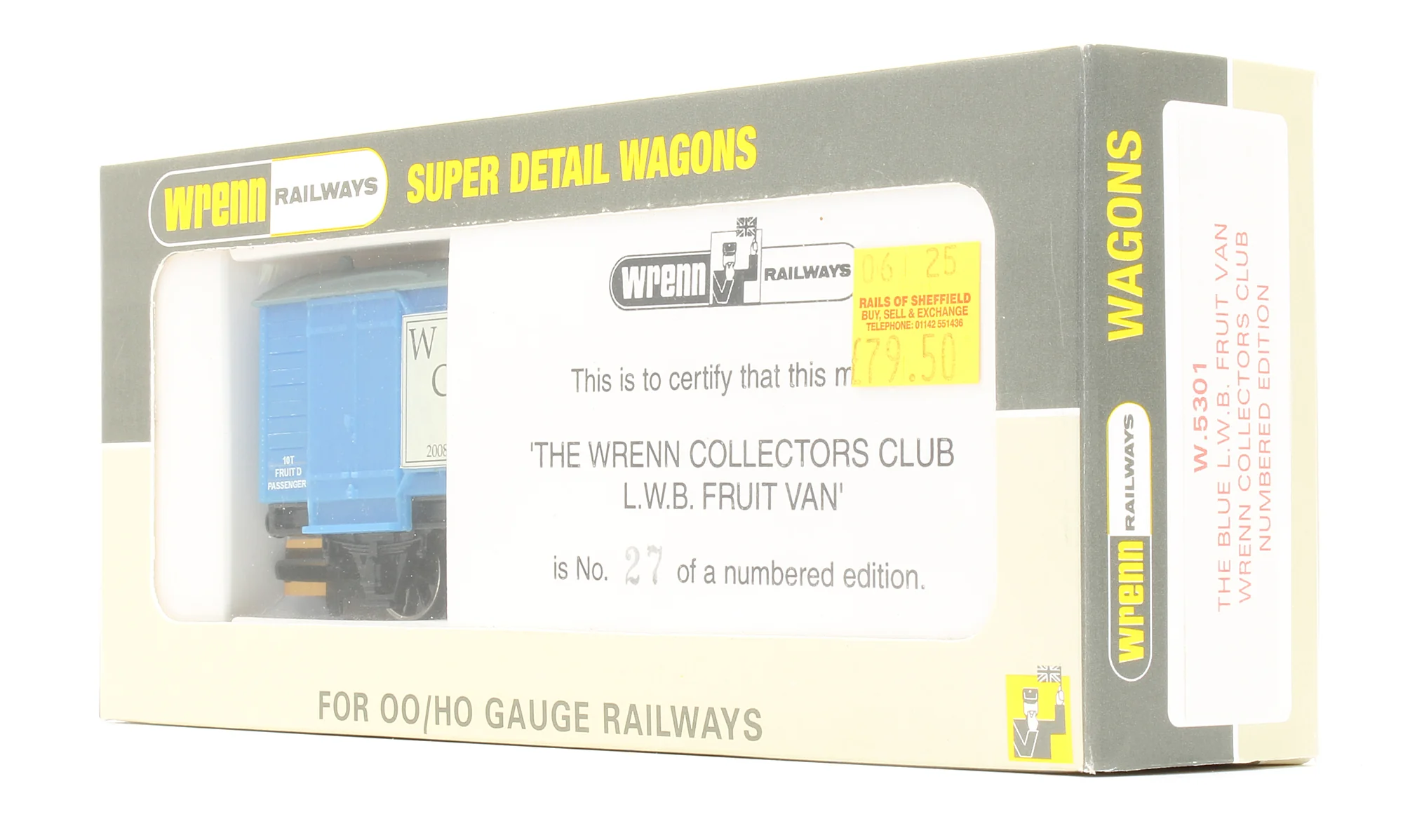 W5301 Pre-Owned The Blue L.W.B Fruit Van 'WCC' - Limited Edition - Image 5