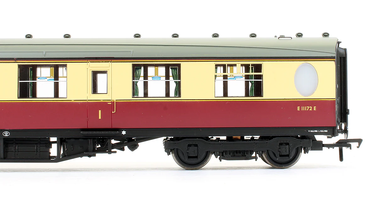 Pre-Owned 34-486 Thompson 1st Class Corridor BR Crimson & Cream 'E11172E' - Image 3