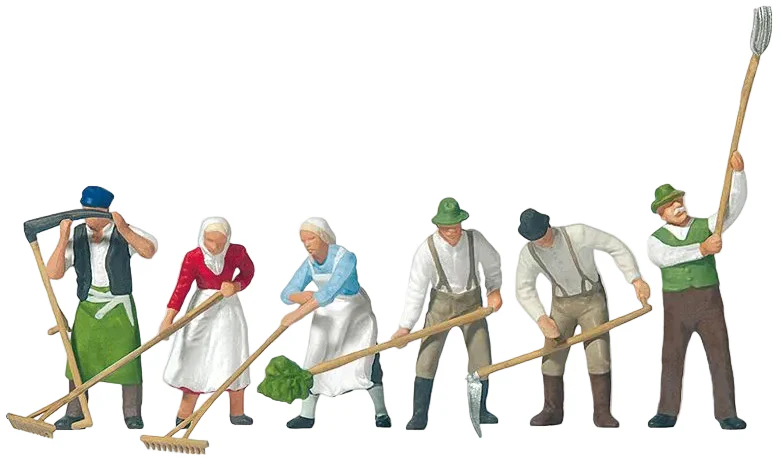 PR10045 Hay Harvesters (6) Exclusive Figure Set