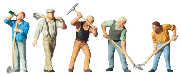 PR10461 Workers (5) Exclusive Figure Set