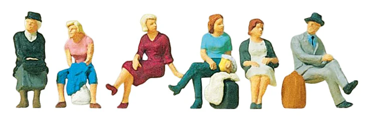 PR10506 Seated Passengers (6) Exclusive Figure Set