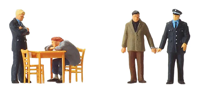 PR10590 Under Interrogation Scene (4) Exclusive Figure Set
