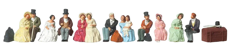 PR12045 Seated Passengers 1847 (13) Exclusive Figure Set