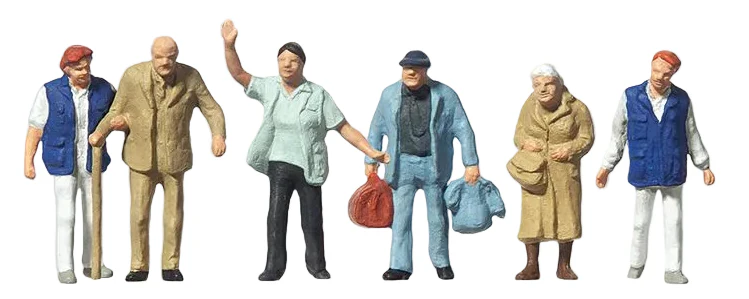 PR14046 Travellers Aid Scene (6) Standard Figure Set