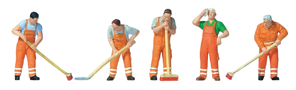 PR10713 Street Cleaners (5) Exclusive Figure Set
