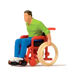 PR28164 Man In Wheelchair Figure
