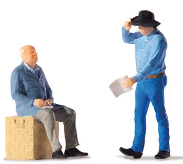 PR28294 Trucker & Freight Clerk Figure Set