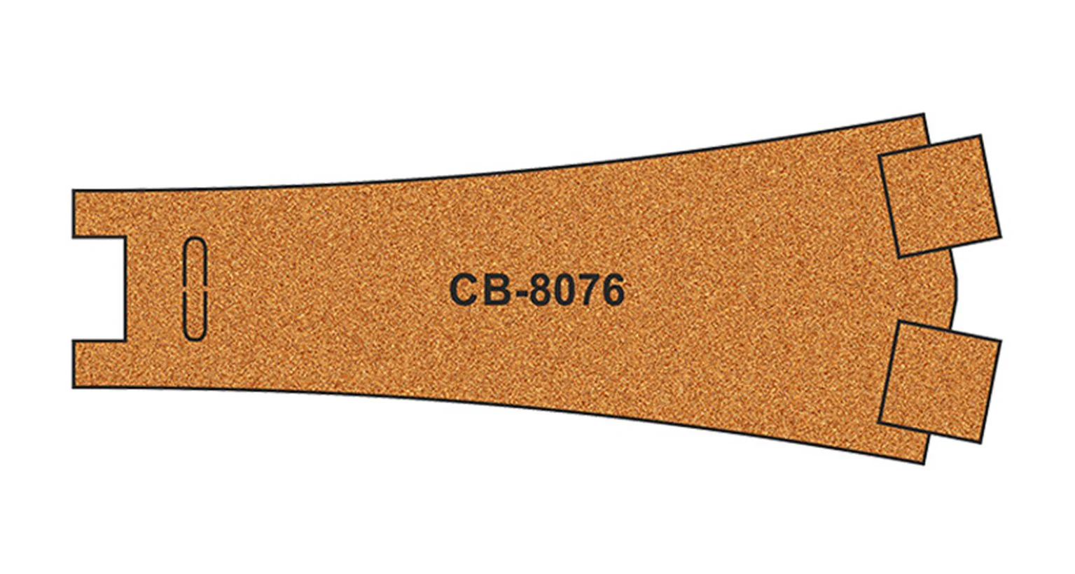 PCB-8076 10 X Pre-Cut Cork Bed for R8076 Y Point
