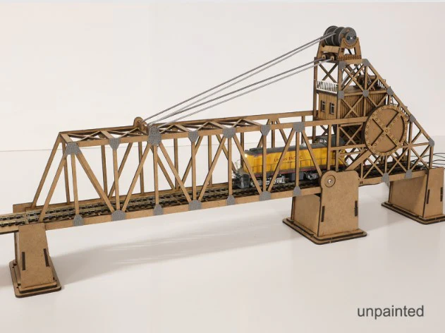 PLS-552 HO/OO Scale Motorised Drawbridge Kit - Image 2