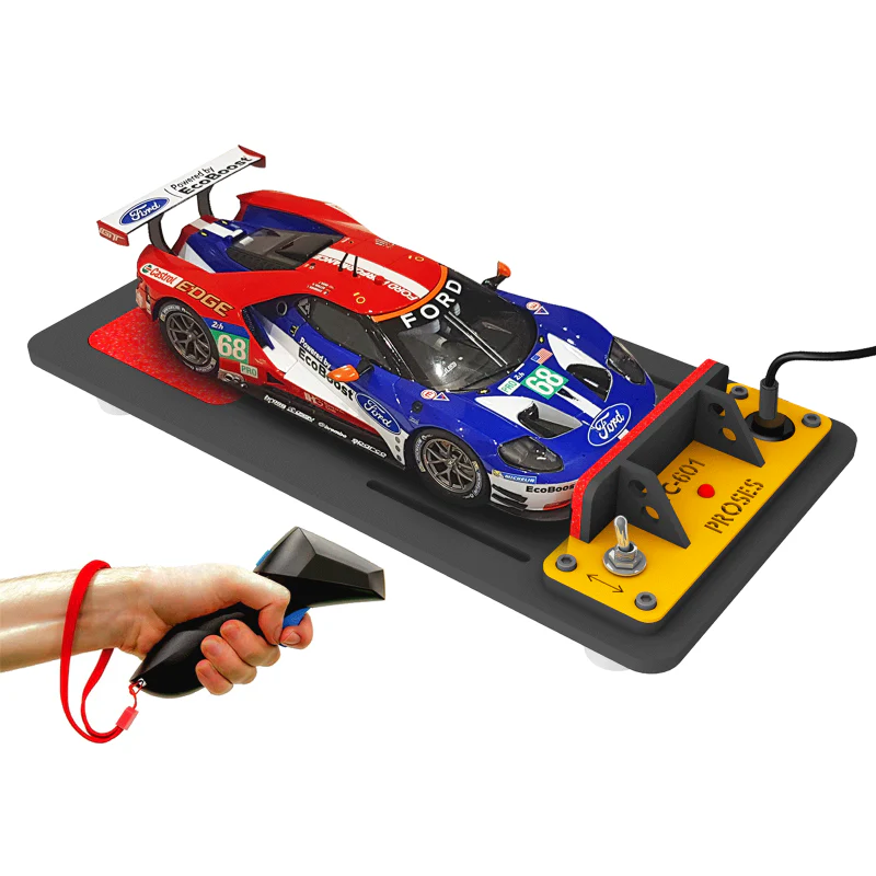 PTC-602 Tyre Truer & Cleaner for Slot Cars (w/power pick-up unit)